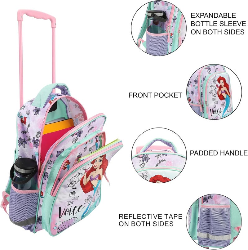 Bio World حقيبة سفر متدحرجة 16" من أرييل حورية البحر - ابحث عن صوتك - Image 2